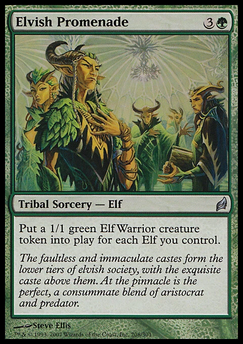 Elvish Promenade X4 Lorwyn MTG VG.EX 4RCards - Image 1 of 1