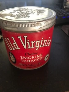 Old Virginia choice smoking tobacco empty tin Tins M - Picture 1 of 7