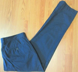 J.CREW SLIM BEDFORD Mens 100% COTTON PANTS NAVY NAILHAD EC Sz 31W x 30L - Picture 1 of 6