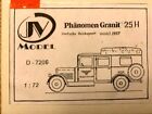 Jv Model Phaenomen Granit 25H 2E Gm 1/72  Model Kit, Maquette Rare