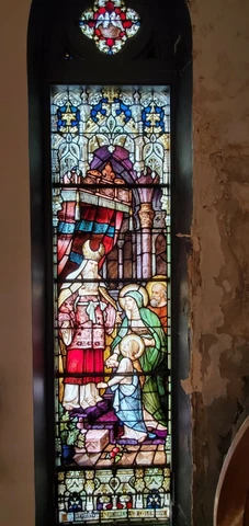 Gothic Mayer of Munich Stained Glass Church Window The Presentation of Mary Cover