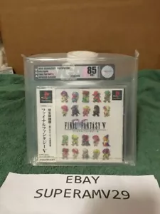 FINAL FANTASY V (PS1) JAPAN RELEASE (1998) VGA GRADED 85 ARCHIVAL CASE - Picture 1 of 12