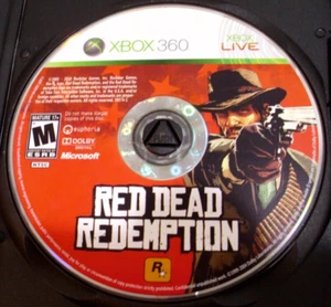 Rockstar Games Red Dead Redemption (Microsoft Xbox 360, 2010) solo disco - - Imagen 1 de 6