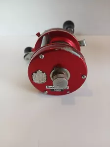 Old Abu Ambassadeur 5500 Red Fishing Reel Garcia Sweden - Picture 1 of 8