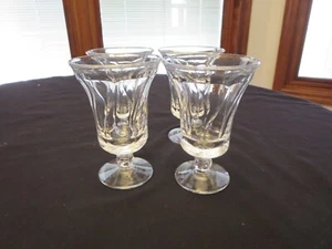 4er Set Fostoria Jamestown klare Eistees - Bild 1 von 4