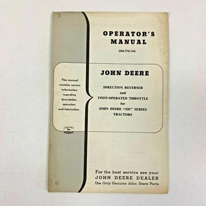 John Deere Operator's Manual for 420 Series - Picture 1 of 4