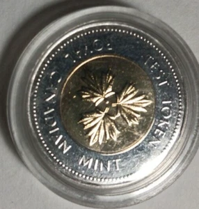 CANADA BI-METTALIC TEST TOKEN - Picture 1 of 2