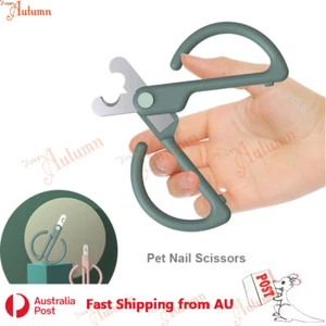 Pet Nail Scissors Clipper Cutter Dog Cat Puppy Paw Small Stainless Steel ABS - Picture 1 of 6