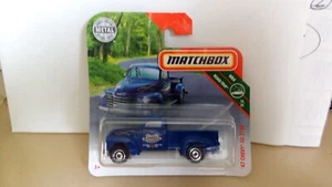 MATCHBOX - ´47 CHEVY AD 3100 SHORT CARD 1/64 APROX *NEW* - Picture 1 of 4