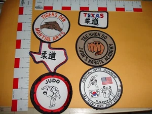 Martial Arts patch collection, 6 patches in set - Picture 1 of 8