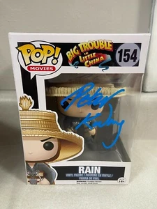* PETER KWONG * signed funko pop toy * BIG TROUBLE IN LITTLE CHINA * RAIN * 2 - Picture 1 of 3