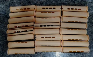 Peach Perm Rods 24 barili è 1/2" usato una volta - Foto 1 di 2