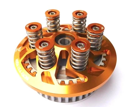 DUCATI Clutch PRESSURE PLATE INNER HUB SET 6 SPEED GOLD ANODIZED — 第 1/4 张图片