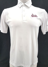 NEW Mississippi State Bulldogs White Columbia Golf SS Collared Polo Shirt Men XL