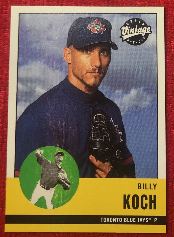 2001 Upper Deck Vintage Billy Koch #32 Toronto Blue Jays Baseball MLB - Image 1 of 2