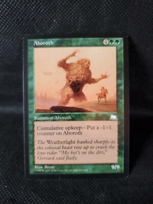 Aboroth Weatherlight NM Magic The Gathering Reserved List See Detailed Pics  - Image 1 of 2