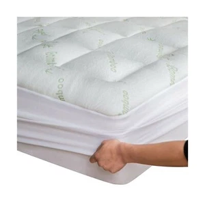 Bambus Kissen Top Matratzenauflage Weich Bettbezug Kühlend Atmungsaktiv Auflage Twin XL - Bild 1 von 9