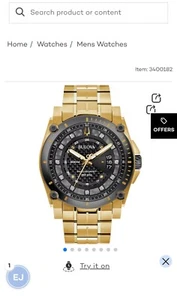 bulova precisionist mens watch - Picture 1 of 1