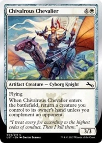 Chivalrous Chevalier ~ Near Mint Unstable MTG Magic UltimateMTG White Card - Image 1 of 1