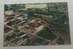 Aerial View Of Poplar Bluff, Mo. Postcard (E2) - Picture 1 of 2