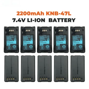 10 * KNB-47L Bateria 2200mAh do Kenwood Zamiennik do TK5220 TK5320 NX300 NX200 - Zdjęcie 1 z 12