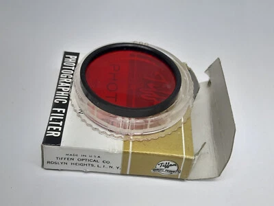 EARLY TIFFEN SERIES VI 6  RED 25A DROP IN VERY CLEAN FILTER LENS IN ITS BOX - Image 1 of 4