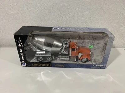NewRay Kenworth W900 No11913 Long Hauler Collection Mixer Truck in Silver & Red  - Image 1 of 4