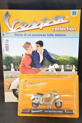 VESPA 125 CIRCUITO (1950) SCALA 1/18 VESPA COLLECTION N° 25 FABBRI EDITORI - Immagine 1 di 2