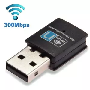 Heiß neu Mini 300M USB WiFi Adapter Wireless Wifi Dongle IEEE 802.11 N/g/b Wifi - Bild 1 von 6
