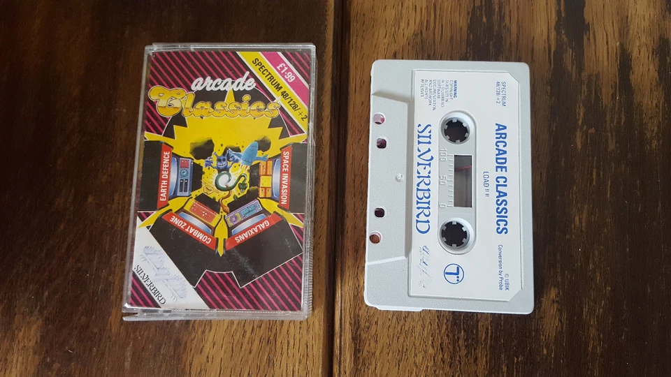 Arcade Classics - Spectrum 48/128K Cassette - 8-Bit Gaming  - Image 1 of 1