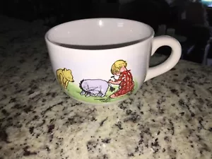 NEW Disney Classic Winnie the Pooh and Eeyore Large Soup Mug Ceramic 20 oz - Picture 1 of 3