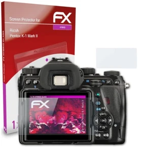 atFoliX Pellicola Vetro per Ricoh Pentax K-1 Mark II 9H Armatura di protezione