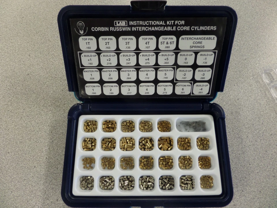 LAB LMDCR CORBIN/RUSSWIN IC CORE MINI DUR-X LOCK PINNING KIT