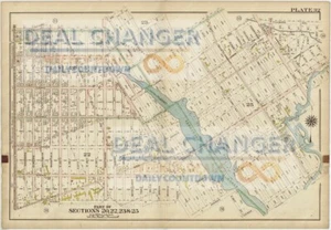 1907 BROOKLYN CADASTRAL MAP | MIDWOOD MARINE PARK FLATLANDS FLATBUSH NOSTRAND ++ - Picture 1 of 2