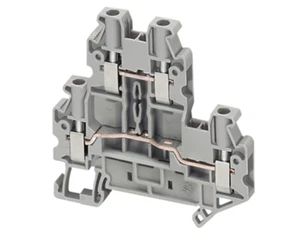 Bloque de terminales NSYTRV44D Linergy TR, 4mm² doble nivel 4 puntos, juego de 10 usados - Imagen 1 de 1