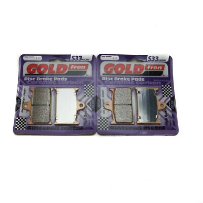Pastillas de freno delanteras Goldfren S33 para Triumph Daytona 955i 2005-2006 Foto 1 de 2