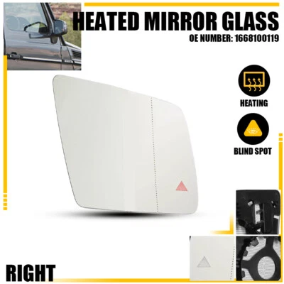 Espejo retrovisor derecho vidrio térmico con punto ciego para Mercedes-Benz G/GL/ML/GLE Foto 1 de 4