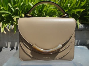 Wandler LUNA ARCH MINI Leather Handbag, Biscuit, Made in Italy, NIB Sleeper Bag - Picture 1 of 16
