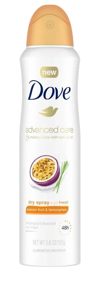 Dove Advanced Care Antiperspirant Deodorant, Passion Fruit & Lemongrass, 3.8 Oz. - Image 1 of 1