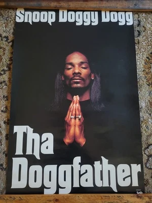 Póster vintage 1996 Snoop Doggy Dogg Tha Doggfather corredor de la muerte 22" X 34" Foto 1 de 4