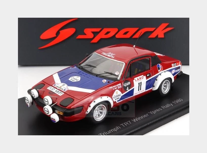 1:43 SPARK Triumph Tr7 #11 Winner 24H Rally Ypres 1980 Pond Gallagher S7064 Mode - Image 1 of 2