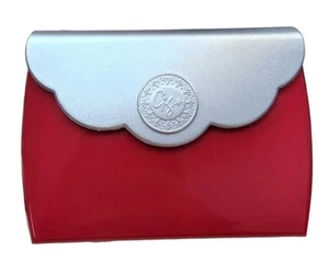 3-Way Magnification Pocketbook Purse Shaped Design Compact Foldable Mirror - Red - Picture 1 of 3