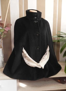 VOGUE Peek & Cloppenburg * edler, samtig weicher Poncho Angora & Lana Wolle Gr L - Bild 1 von 9