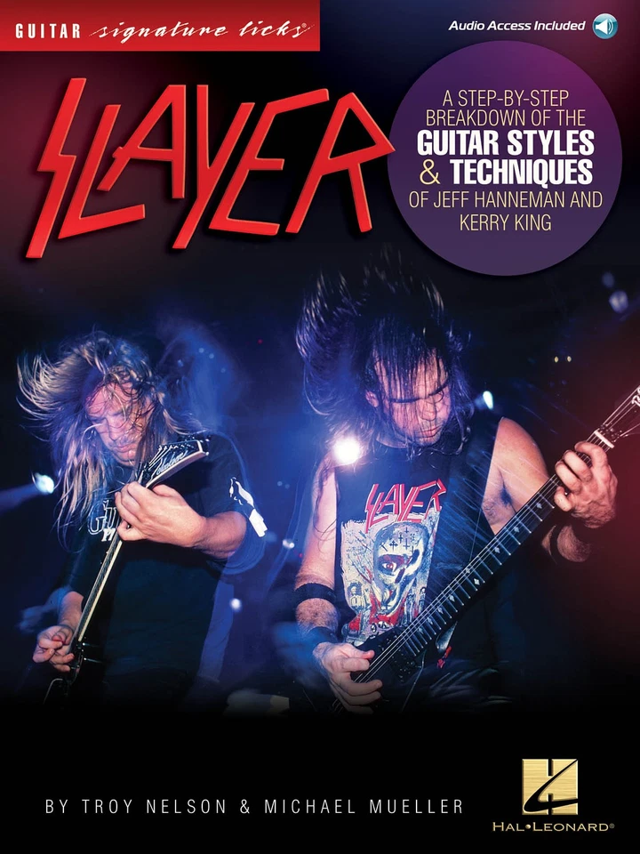 Slayer Signature Licks Signature Licks Guitar Lessons Learn Play Tab Book Audio - Image 1 of 1