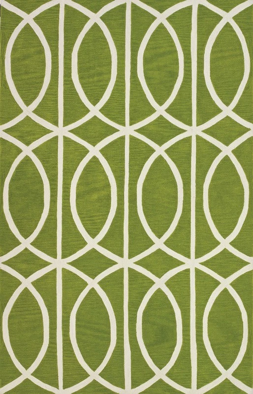 Dalyn IF5CL Clover Infinity Circles Modern 8x10 Lines Area Rug - Approx 8' x 10' - Image 1 of 3