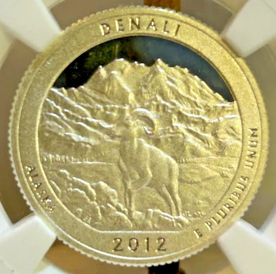 2012 S Silver Denali National Park ATB Series Washington Quarter PF70 UC NGC - Image 1 of 4