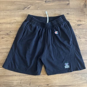 VTG 90’s/Y2K Champion NBA Milwaukee Bucks Cotton Shorts Black Embroidered - XL - Picture 1 of 8