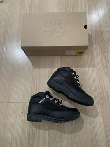 TIMBERLAND 15706 BLACK  6in Field Boots Youth  Size 3 New - Picture 1 of 5