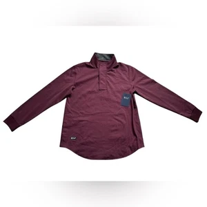 Bylt Basics Mens Elite + Fairway Drop cut pullover maroon size large NWT golf - Picture 1 of 7