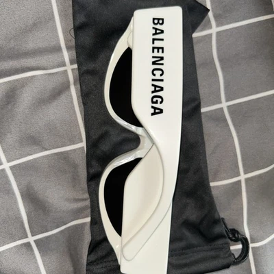 Balenciaga White Sunglasses - Image 1 of 4